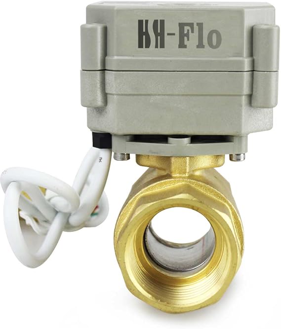 Motorized Ball Valve DC9-36V 3/4" DN20 2 Way Brass Motorized Ball Valve, Electrical Ball Valve (CR3-03)