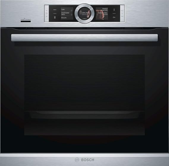 Bosch HBE5452UC 500 Series 24 Inch Smart 2.5 cu. ft. Total Capacity Electric Single Wall Oven with 3 Oven Racks, in Stainless Steel