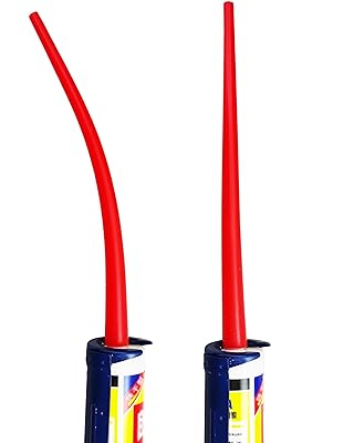caulking Extension Nozzle Two Glass Glue nozzles one Straight and one Curved2 Pieces
