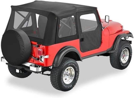 Bestop Supertop Classic Black Denim 5159715 for Jeep CJ5 1976-1983