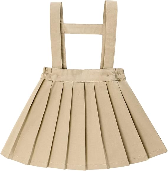 famuka Toddler Girl Suspender Skirt