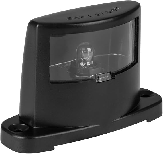 Lumitronics RV License Plate Lamp, ABS Body Construction (Black)