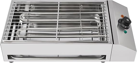 Electric Smokeless Indoor Grill - Tabletop Cooking for Home & Commercial Use, Adjustable Temperature Control up to 572F, Perfect for Pancakes, Bacon, Steak, Burgers