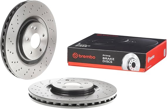Brembo 09.A731.11 UV Coated vented drilled Front Brake Rotor MERCEDES-BENZ OE# A2034210912