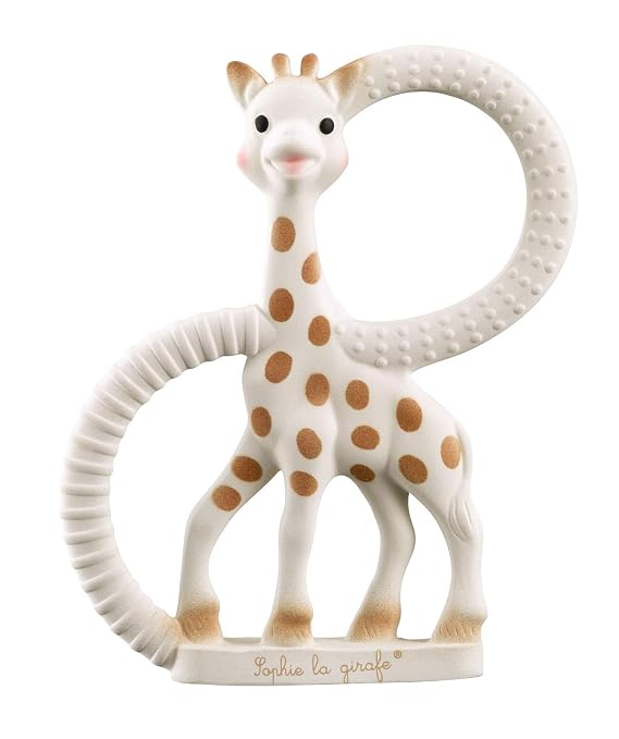 Sophie la girafe Teething Ring, So'Pure | Classic Toy Since 1961 | Made from Natural Rubber | Designed for Teething Babies | Awaken All 5 Senses | Easy to Clean