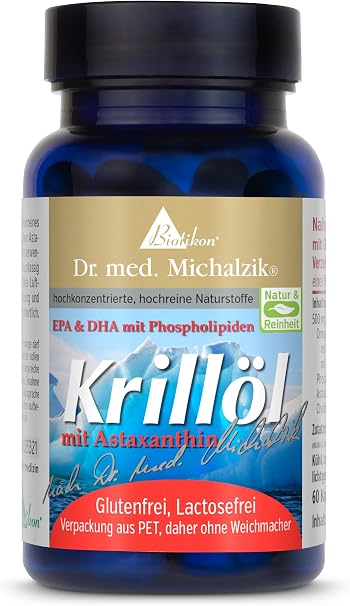 Krill Oil According to Dr. Michalzik 1000 mg Krill Oil 60 Capsules