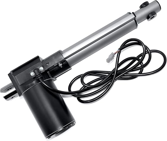 Progressive Automations 12V Linear Electric Actuator 4" Stroke 200 lb Force | Low-Current Rating DC Motor and Durable Stroke for Automotive, Medical, Machinery, Robotics and DIY Usage