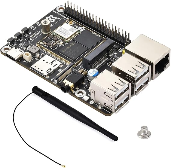 Waveshare Luckfox Pico Pi Linux Micro Dev Board, Core1106, 8GB eMMC, Intelligent Encoding Support, Built-in ISP3.2, Up to 5MP Image Processing, with Wireless, RV1106G3