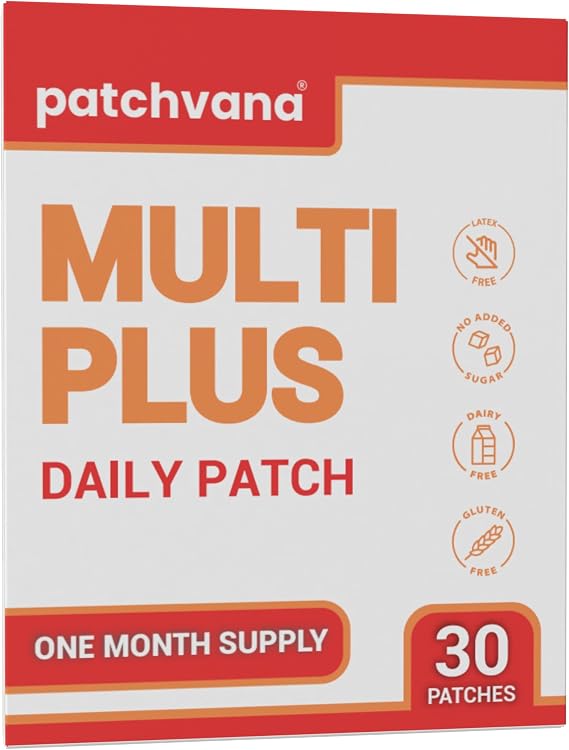 Multi Plus Patch for Women & Men, 1 Month Supply, 30 Patches