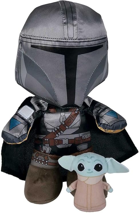 Simba 6315875806 Mandalorian with Smaller Detachable Baby Yoda