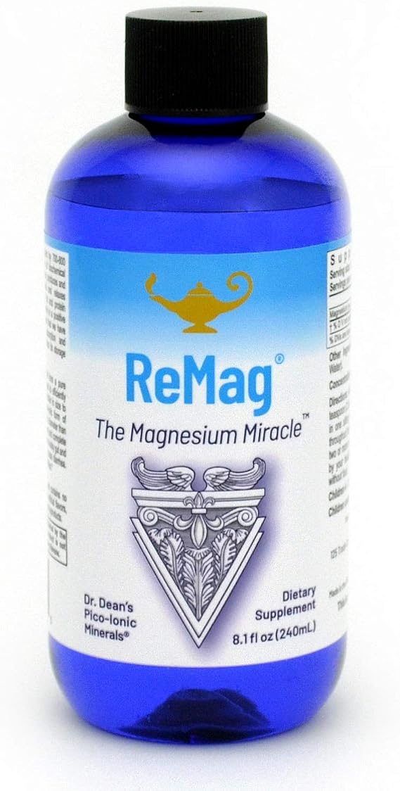 RnA ReSet ReMag - Liquid Magnesium Supplement 8.1 fl oz (1-Pack) | NSF Contents Certified - High Absorption - Supports Restful Sleep - Nerve & Muscle Health - Cardiovascular Health*