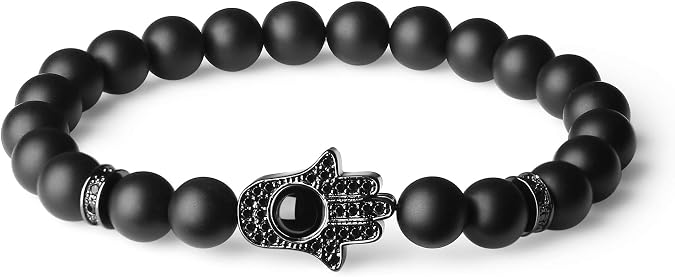 COAI Hamsa Hand Bracelet, Evil Eye Protection Bracelet for Men Women