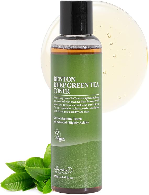 Benton Deep Green Tea Toner - Yeşil Çay Tonik 1 Paket (1 X 150 Ml)