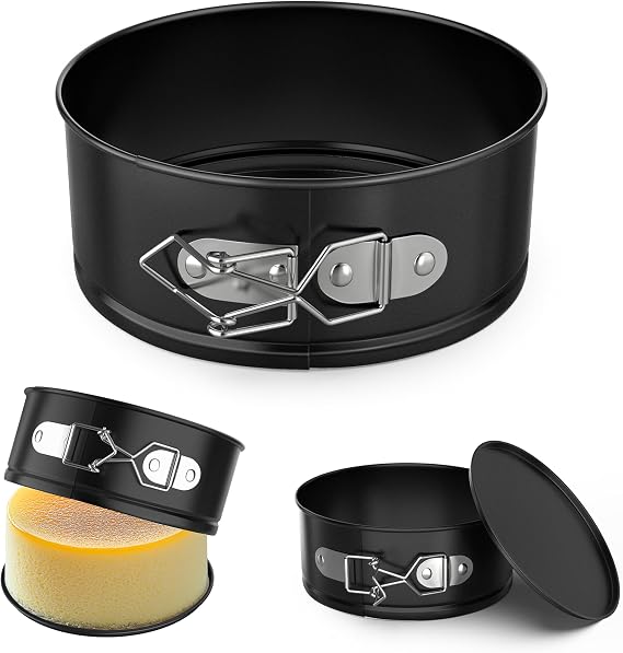 ZeroPone 4 Inch Mini Springform Pan for Mini Cheesecake Pizza