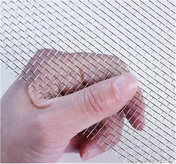304 Stainless Steel Woven Wire Mesh,Stainless Steel Woven Mesh,10 Mesh Air Vent Mesh Rodent Proof Metal Mesh Sheet Never Rust