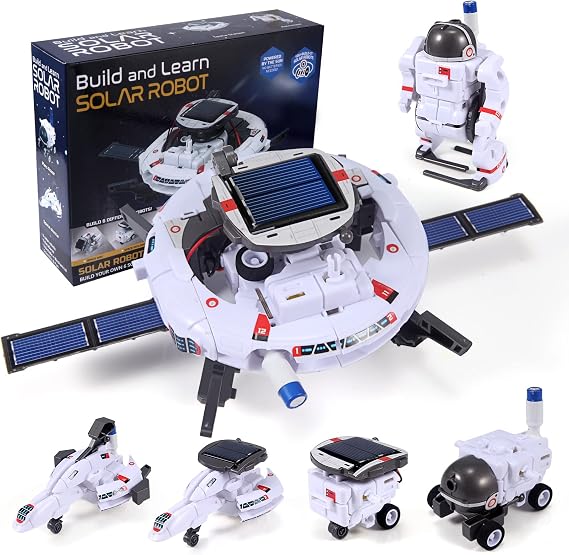 COBFDHA STEM Projects Kids Toys for 8-12 Year Old Solar Robot Science Kit for 8-14 Years Old Teens Boys Girls 120 Pieces Building Experiments 10 11 13 Year Old