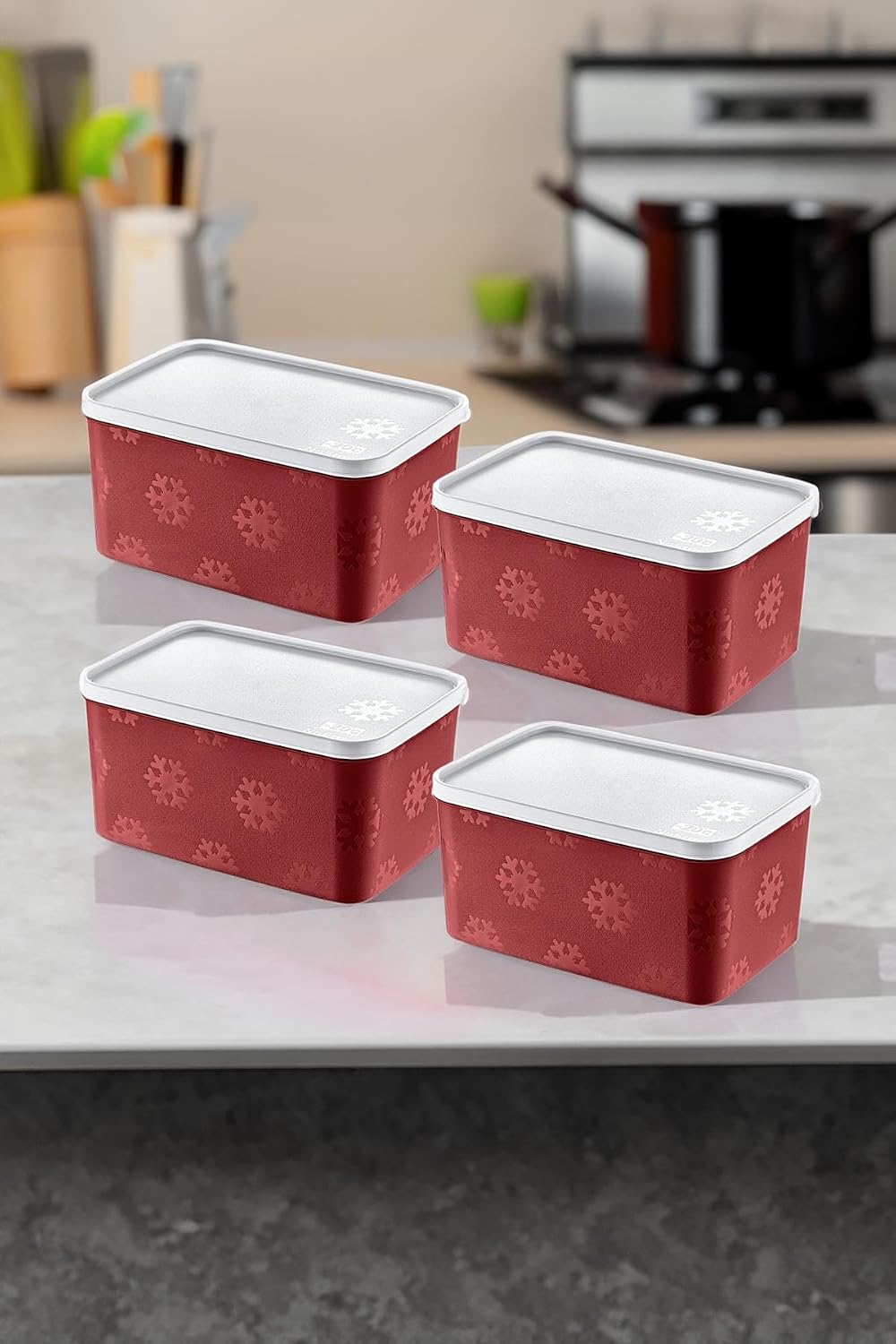 Smartware 4Lü Set No Frost Saklama Kabı Carmen 2600 ML