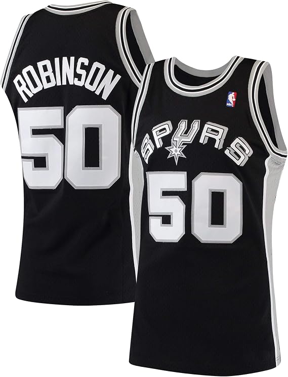 David Robinson San Antonio Spurs #50 Black Youth 8-20 Soul Hardwood Classic Swingman Jersey