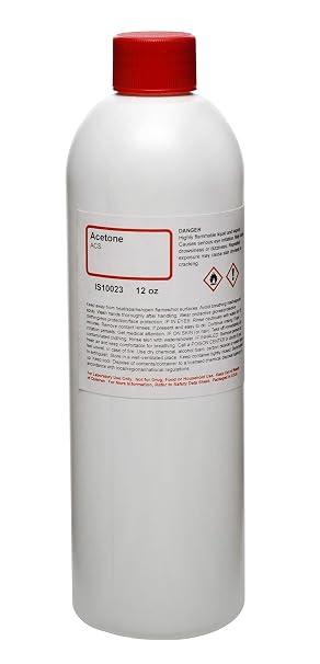 ALDON Innovating Science Anhydrous Acetone, 12oz - ACS Grade - 100% Acetone - Pure Acetone - The Curated Chemical Collection