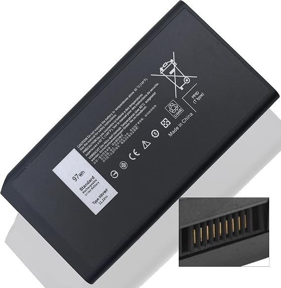 X8VWF CJ2K1 4XKN5 Battery for Dell Latitude 14 Rugged 5404 5414 E5404 Extreme 7404 7414 E7404 Series Laptop VCWGN 0VCWGN YGV51 DKNKD 4XKN5 XRJDF<97Wh 11.1V>