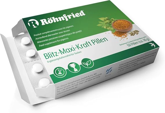 Blitz Maxi-Kraft tablets for Racing Pigeons