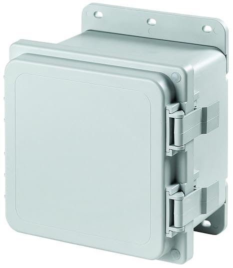 Hoffman A12106PHC Enclosure, PolyPro, Polyester, 12.08" x 10.08" x 6.35"