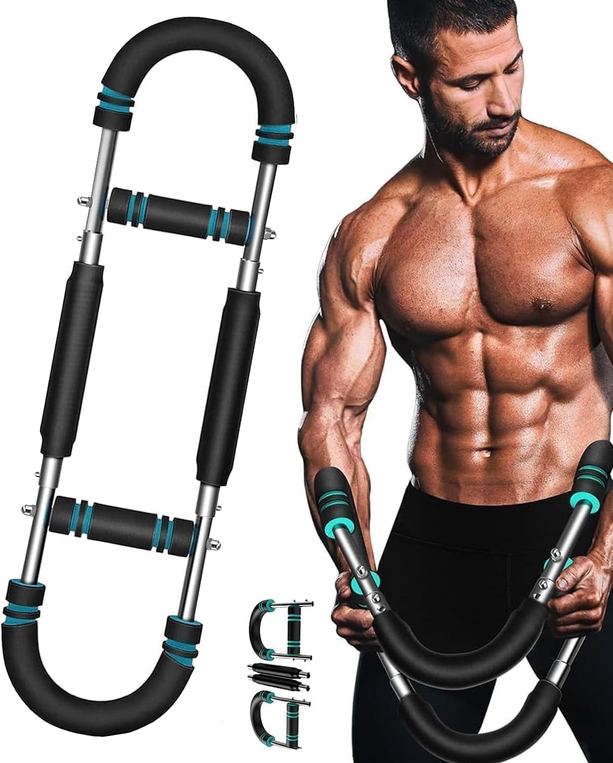 Vedaeyer Twister Arm Trainer, 2025 New Upgraded Vedaeyer Chest Machine, 40-100lb Adjustable Chest Workout Equipment, Portable Vedaeyer Twister Arm Trainer for Men, Fitness Anywhere