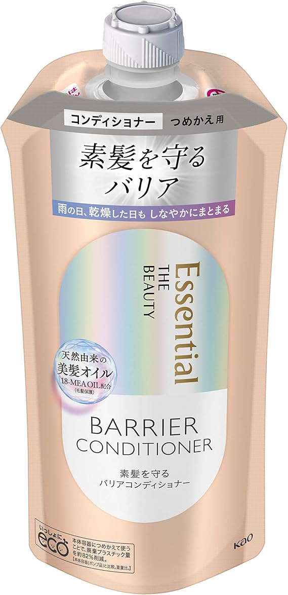 Essential The Beauty Hair Texture Barrier Conditioner for Bare Hair Refill, 11.5 fl oz 340 ml, Floral Luxe Scent