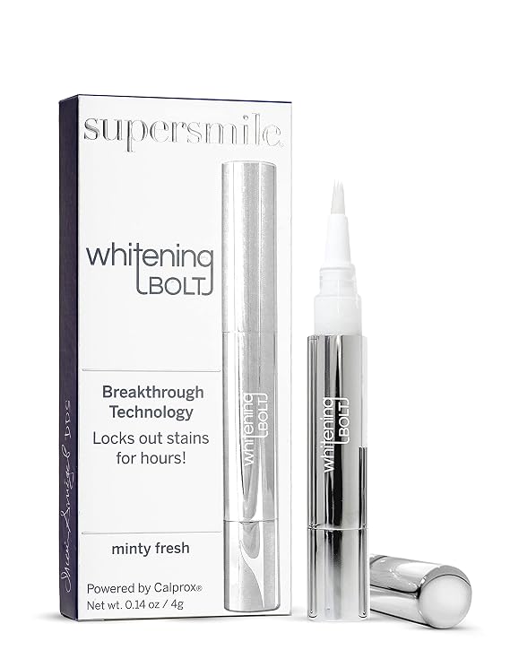 Supersmile Whitening Bolt Pen, Fresh Mint, Enamel-Safe Touch-Ups