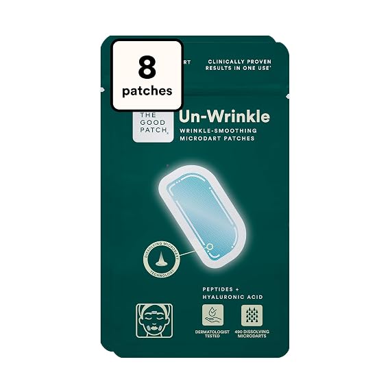 The Good Patch Un-Wrinkle Smoothing Microdart Patches (8 Total Patches)