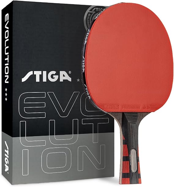 STIGA Ping Pong Paddles - 2mm Tournament-Approved Sponge - Flared Handle for Enhanced Control - Competitive Table Tennis Racket for Family Fun - Multiple Styles & Performance Levels Available