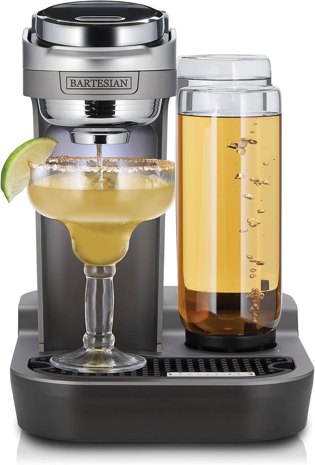 Bartesian Duet 55310 Cocktail Maker 2 Glass Spirit Bottles
