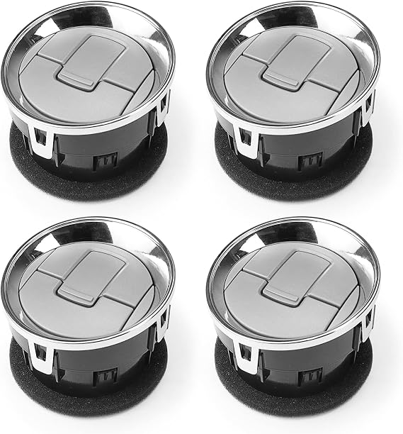 USTAR Chrome HVAC AC Vent Heater Air Vent Fit for Ford F150 Lobo 2009-2014 9L3Z19893CA 4Pc Pack