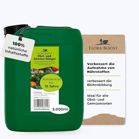 Flora Boost Fruit and Vegetable Fertiliser 5L 100% Natural Liquid