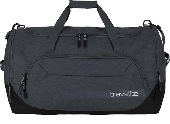 travelite Large travel bag size L luggage series Kick Off: Practical travel bag for holidays and sports 60 cm 73 litres 006915 D'anthracite 60 cm