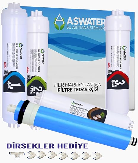 Tüm Kapalı Kasa Su Arıtma Cihazları Için 5 Li Filtre Seti