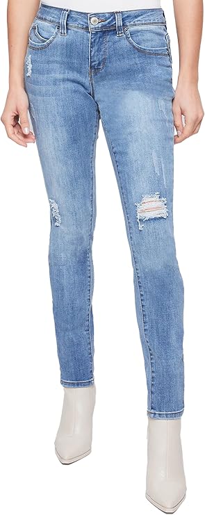 Royalty for Me Women's Royalty for Me Women's Petite Wannabettabutt Mid Rise Skinny Jeans