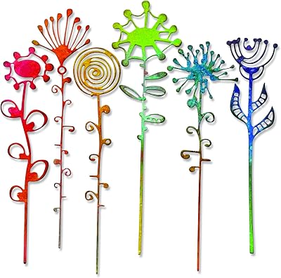 Sizzix Thinlits Die Set 6PK Artsy Stems by Tim Holtz | 665846 |Chapter 2 2022