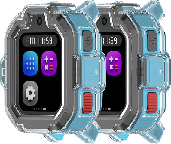 Screen Protector Case Compitible with TickTalk 5 Kids Smart Watch, Soft TPU Ultra-Thin Scratch Resistant Cover, Clear*2