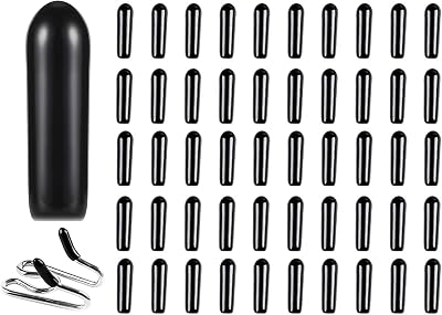 Dog Collar Covers 2.25mm, Compatible with H-S-Collar 50 Tips per Pack, Vinyl Comfort Rubber Tips for Small Dog Training Collar