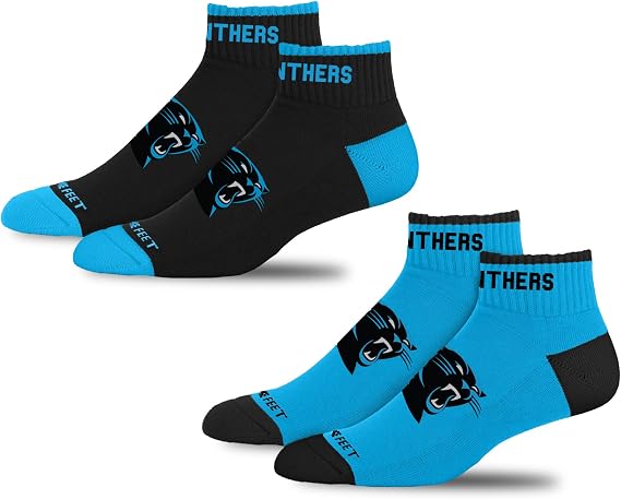 For Bare Feet NFL Unisex Kids Front and Center 2 Pack Team Colors