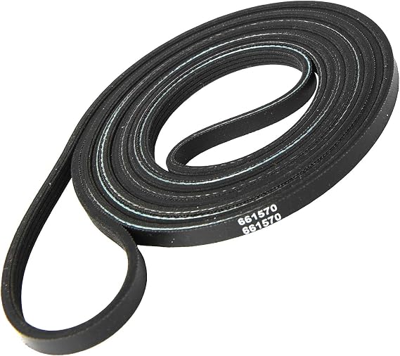 Seentech 661570 Dryer Drum Belt - Compatible with Whirlpool & Kenmore Dryers - Replaces Part Numbers 661570V AP5983729 3387610 3389728 3393999 339728 661570VP PS11722115