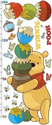 Disney Winnie The Pooh Peel & Stick Inches Growth Chart by RoomMates, RMK1501GC