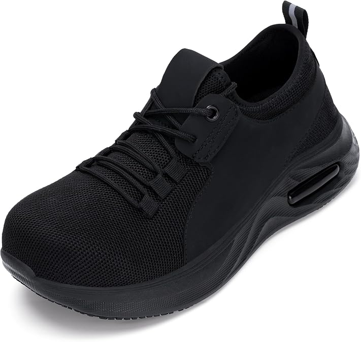 ulogu Wide Non Slip Work Shoes for Women Chef Walking Sneakers Waterproof