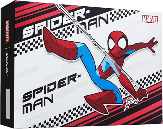 Volvik x Marvel, Vista3 360 - Spider-Man Dozen Golf Balls, White
