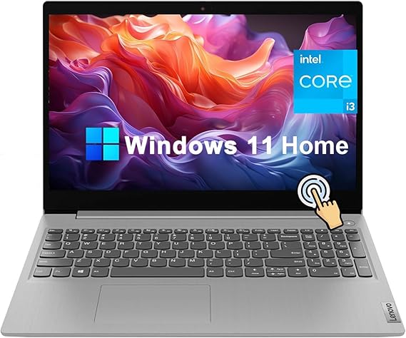 Lenovo Ideapad 3i 15 15.6" FHD Touchscreen Business Laptop Computer, Intel Core i3-1115G4, 8GB RAM, 256GB PCIe SSD, Numberic Keypad, Windows 11 Home, Wi-Fi 6, BT 5, HDMI, USB, Card Reader, w/Battery