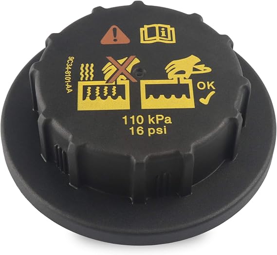 Radiator Pressure Cap, Coolant Reservoir Cap Replace RS-527, RS527, 9C3Z-8101-B, 9C3Z8101B Compatible with Ford 6.0 7.3 Powerstroke - Explorer F150 F250 F350 Mustang Taurus, Lincoln, Mercury, More