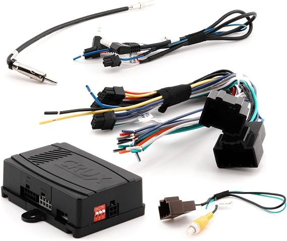 CRUX SWRGM-49 radio replacement interface retains Steering Wheel Control functionality and factory Chime feature on select GM LAN 29Bit vehicles with Bose Amplified & Non-Amplified Systems (2006-2015)
