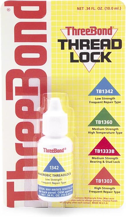 Three Bond Low Strength Frequent Repair Thread Lock - 50 ml 1342A50C