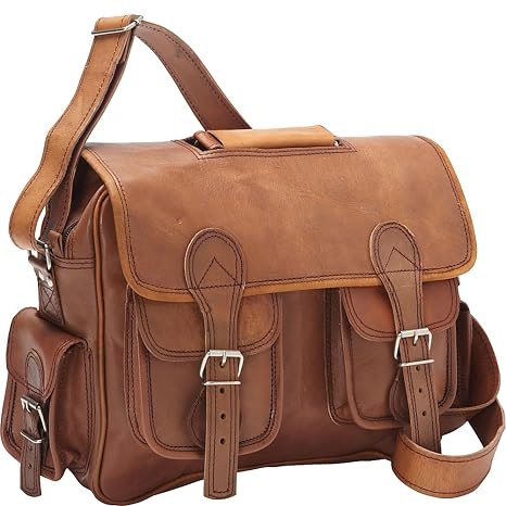 Satchel Outer Flap with SNAP Locks Bag